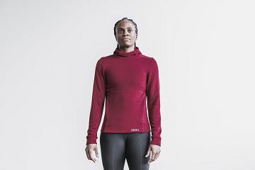 Red Nobull WoPerformance Pullover Women's Hoodie | CA K2190O